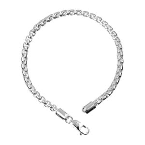 Clara Anti-Tarnish 92.5 Sterling Silver Bracelet 8 inch |Gift For Men & Boys